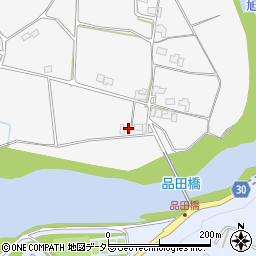 岡山県岡山市北区建部町品田522-2周辺の地図