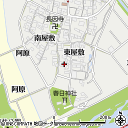 愛知県安城市木戸町東屋敷79周辺の地図