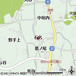 兵庫県宝塚市境野石名周辺の地図