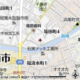 愛知県碧南市篭田町4丁目83周辺の地図