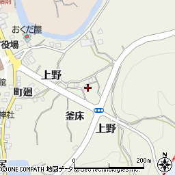 兵庫県川辺郡猪名川町上野釜床25周辺の地図