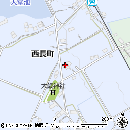 兵庫県加西市西長町172周辺の地図