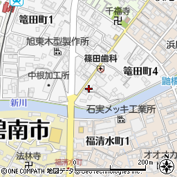 愛知県碧南市篭田町4丁目88周辺の地図