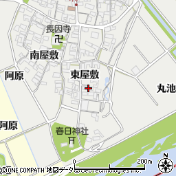 愛知県安城市木戸町東屋敷44周辺の地図