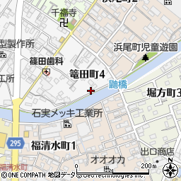 愛知県碧南市篭田町4丁目50周辺の地図