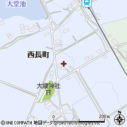 兵庫県加西市西長町171周辺の地図