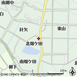 愛知県額田郡幸田町長嶺北畑ケ田15周辺の地図