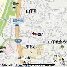兵庫県川西市笹部1丁目9周辺の地図