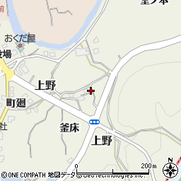 兵庫県川辺郡猪名川町上野釜床26周辺の地図