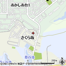 兵庫県三田市さくら坂5周辺の地図