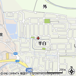 京都府宇治市宇治半白75周辺の地図