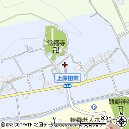 兵庫県三田市上深田673周辺の地図
