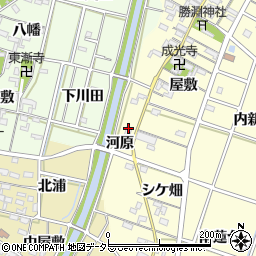 愛知県岡崎市福岡町河原20周辺の地図