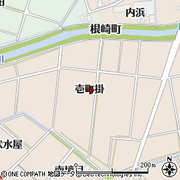 愛知県安城市根崎町壱町掛周辺の地図