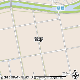 愛知県安城市根崎町萱野周辺の地図