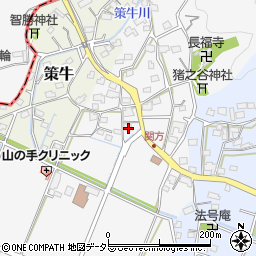 静岡県焼津市関方348-1周辺の地図
