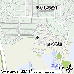 兵庫県三田市さくら坂8周辺の地図