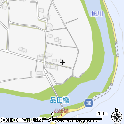 岡山県岡山市北区建部町品田437周辺の地図