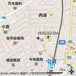 京都府宇治市小倉町西浦62-17周辺の地図