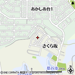 兵庫県三田市さくら坂7周辺の地図