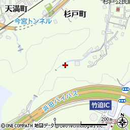 浜田変電所周辺の地図