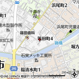 愛知県碧南市篭田町4丁目67周辺の地図
