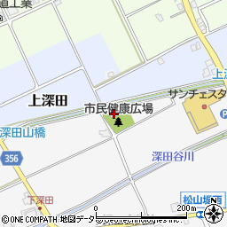 兵庫県三田市上深田37周辺の地図