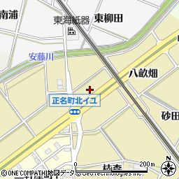 愛知県岡崎市正名町吹野周辺の地図
