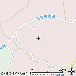 岡山県加賀郡吉備中央町細田189周辺の地図