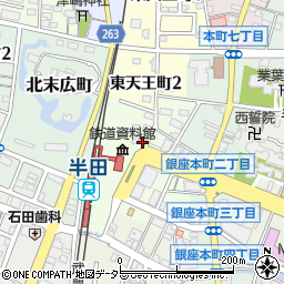 愛知県半田市山崎町周辺の地図