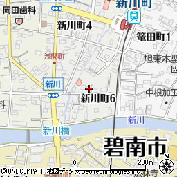 鶴ヶ崎ディサービスぼちぼちと周辺の地図