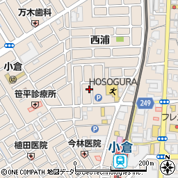 京都府宇治市小倉町西浦62-6周辺の地図