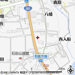 愛知県新城市石田万福49周辺の地図