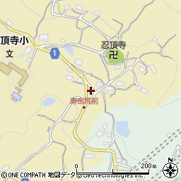 大阪府茨木市忍頂寺221周辺の地図