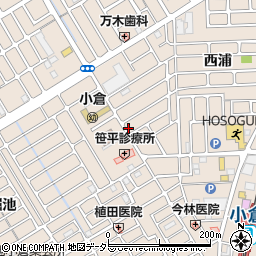 小倉動物病院周辺の地図