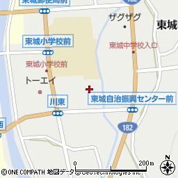 広島みどり信用金庫東城支店周辺の地図