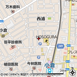京都府宇治市小倉町西浦60-3周辺の地図