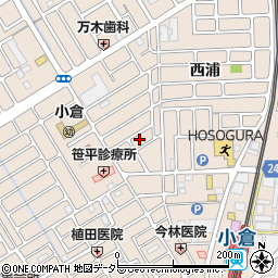 京都府宇治市小倉町西浦92-25周辺の地図
