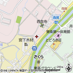 兵庫県加東市森尾65-1周辺の地図