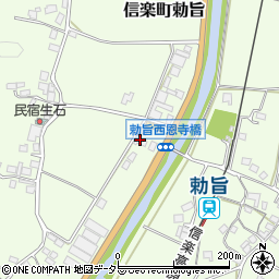 滋賀県甲賀市信楽町勅旨1413周辺の地図
