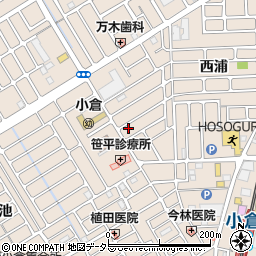 京都府宇治市小倉町西浦91-17周辺の地図