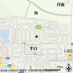 京都府宇治市宇治半白73周辺の地図
