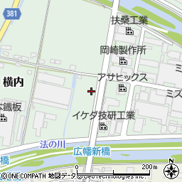 静岡県藤枝市横内834-2周辺の地図