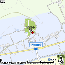 兵庫県三田市上深田182周辺の地図