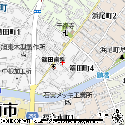 愛知県碧南市篭田町4丁目56周辺の地図