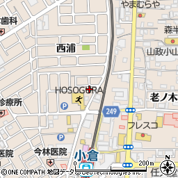 京都府宇治市小倉町西浦54-40周辺の地図