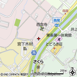 兵庫県加東市森尾63-1周辺の地図