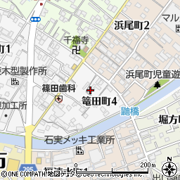 愛知県碧南市篭田町4丁目39周辺の地図