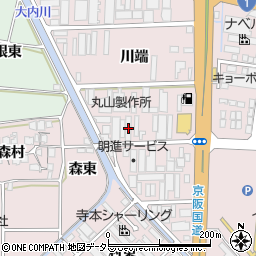 京都府久世郡久御山町森川端97周辺の地図