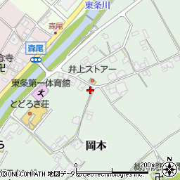 兵庫県加東市岡本1360周辺の地図